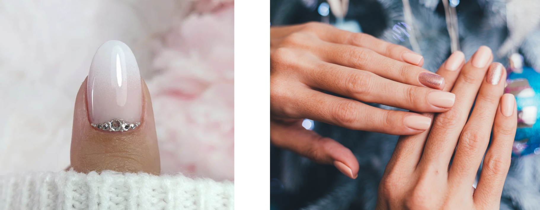 jak ukryć odrost paznokcia?